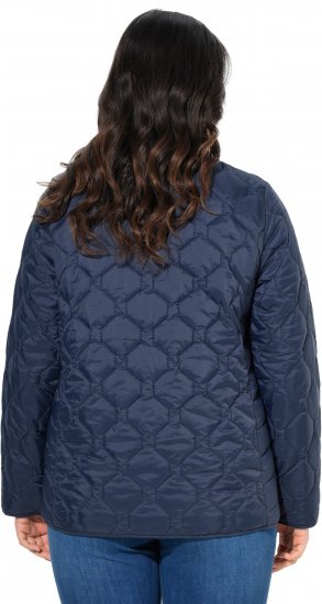 Ulla Popken HYPRAR Lightweight Quilted Water-Repellent Jacket Navy - Jakker - 