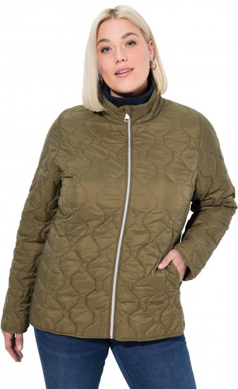 Ulla Popken HYPRAR Lightweight Quilted Water-Repellent Jacket Olive - Jakker - 