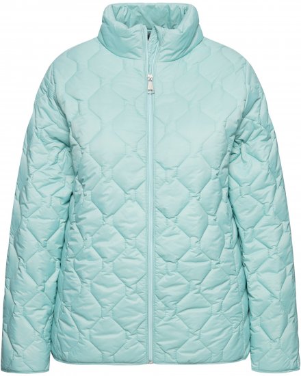 Ulla Popken HYPRAR Lightweight Quilted Water-Repellent Jacket Ice Blue - Jakker - 