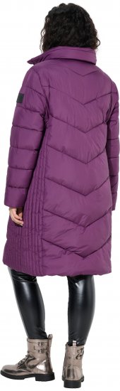 Ulla Popken HYPRAR Longline Water Repellent Jacket Plum - Jakker - 