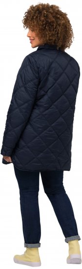 Ulla Popken Quilted Jacket Navy - Jakker - Dame jakker i store størrelser