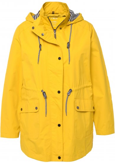 Ulla Popken HYPRAR Triple Function Jacket Brass Yellow - Jakker - Dame jakker i store størrelser