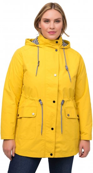 Ulla Popken HYPRAR Triple Function Jacket Brass Yellow - Jakker - Dame jakker i store størrelser