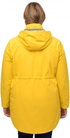 Ulla Popken HYPRAR Triple Function Jacket Brass Yellow - Jakker - Dame jakker i store størrelser
