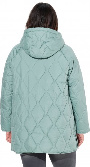 Ulla Popken HYPRAR Quilted Water Repellent Jacket Mint Green - Jakker - 