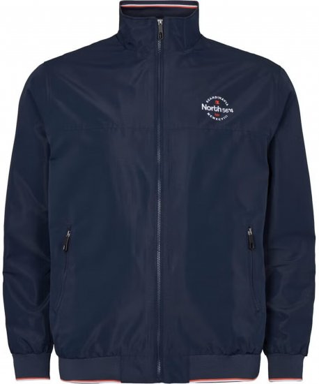 North Latitude 21171 Sporty Water Resistant 5000mm Bomber Jacket Navy - Jakker - Jakker i store størrelser, 2XL- 12XL
