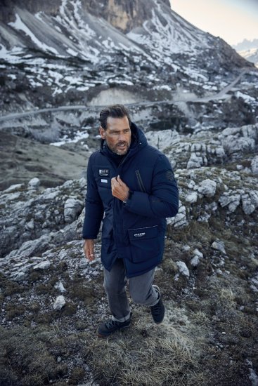 JAY-PI Warm Quilted Parka Dual Function, Wind and Water Repellant Navy - Jakker - Jakker i store størrelser, 2XL- 12XL