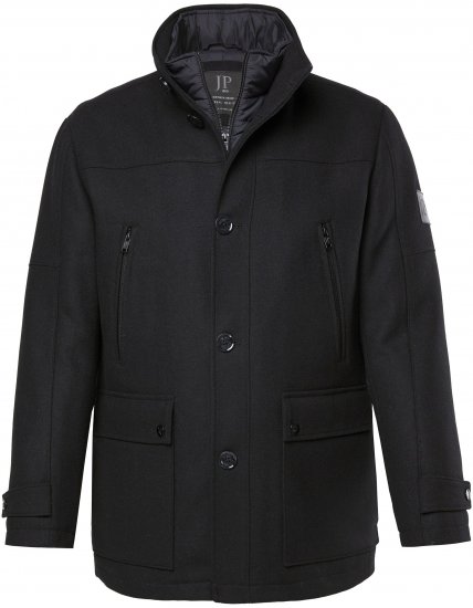 JP1880 Jacket Water-repellent Warm Black - Jakker - Jakker i store størrelser, 2XL- 12XL