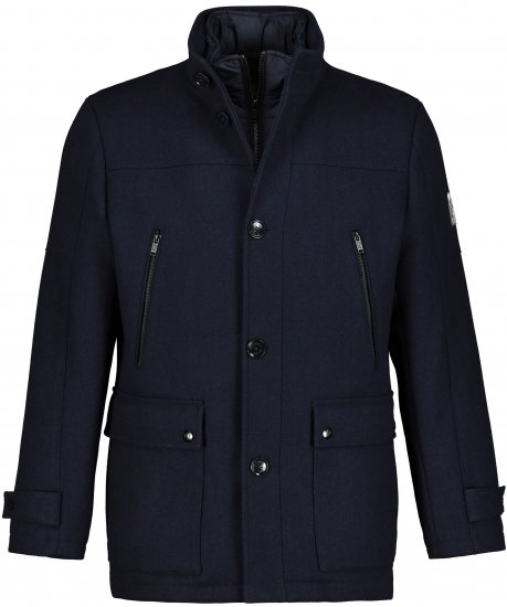 JP1880 Jacket Water-repellent Herringbone Insert Navy - Jakker - Jakker i store størrelser, 2XL- 12XL