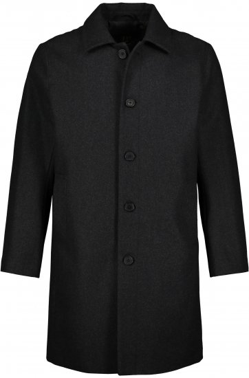 JP1880 Coat Wool Blend Water Repellent Dark Grey - Jakker - Jakker i store størrelser, 2XL- 12XL