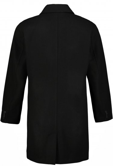 JP1880 Coat Wool Blend Water Repellent Black - Jakker - Jakker i store størrelser, 2XL- 12XL
