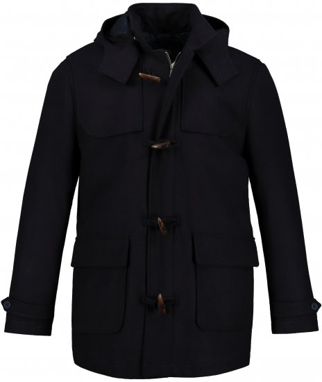 JP1880 Duffle Coat Water Repellent with Detachable Hood Navy - Jakker - Jakker i store størrelser, 2XL- 12XL