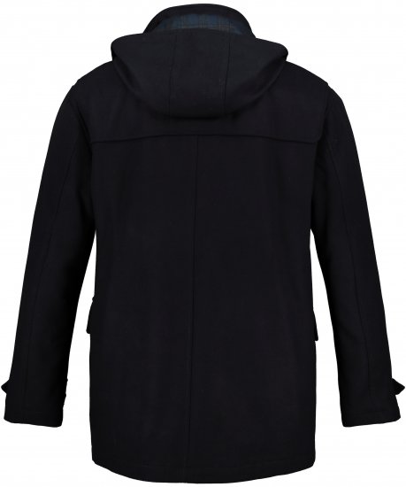 JP1880 Duffle Coat Water Repellent with Detachable Hood Navy - Jakker - Jakker i store størrelser, 2XL- 12XL