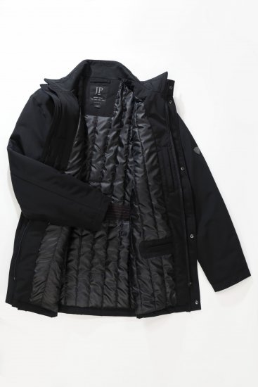 JP1880 Jacket Business Waterproof Black - Jakker - Jakker i store størrelser, 2XL- 12XL