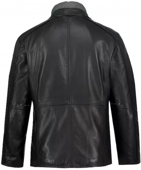 JP1880 Jacket Nappa Lamb Leather Black - Jakker - Jakker i store størrelser, 2XL- 12XL