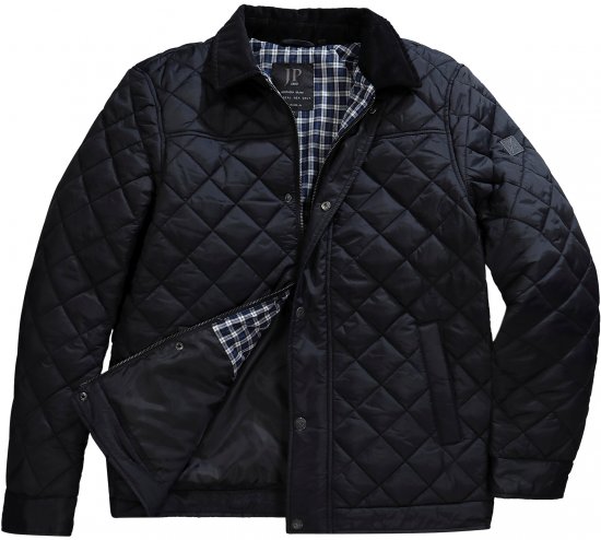 JP1880 Jacket Quilted Black - Jakker - Jakker i store størrelser, 2XL- 12XL