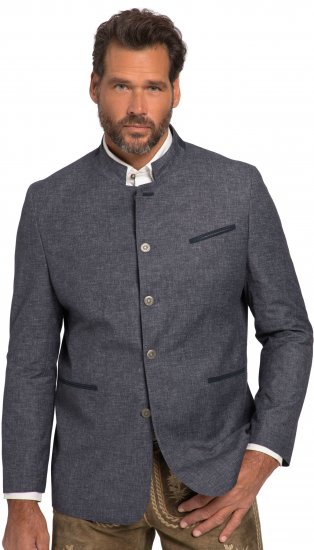 JP1880 Traditional Jacket Linen Blend Navy - Jakker - Jakker i store størrelser, 2XL- 12XL