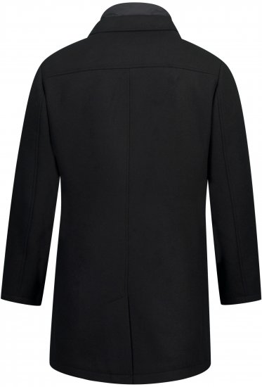 JP1880 Coat Wool Blend Quilted Black - Jakker - Jakker i store størrelser, 2XL- 12XL