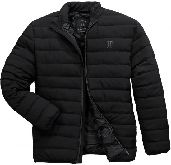 JP1880 Jacket Quilted Stand-up Collar Black - Jakker - Jakker i store størrelser, 2XL- 12XL