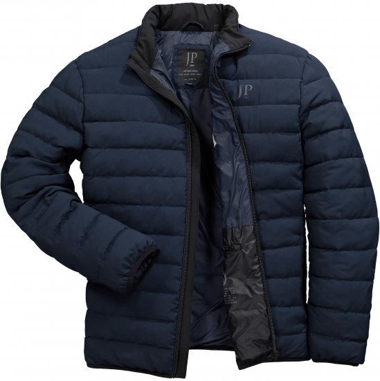 JP1880 Jacket Quilted Stand-up Collar Navy - Jakker - Jakker i store størrelser, 2XL- 12XL