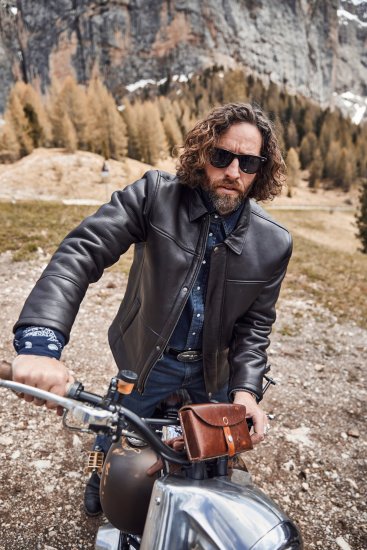 JP1880 Leather Jacket Soft Lamb Nappa Dark Brown - Jakker - Jakker i store størrelser, 2XL- 12XL