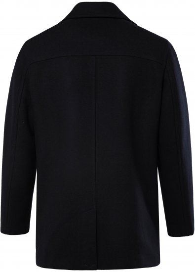 JP1880 Caban Short Double-breasted Overcoat Navy - Jakker - Jakker i store størrelser, 2XL- 12XL