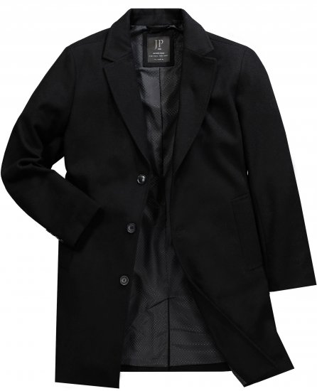 JP1880 Coat Classic Wool Blend Black - Jakker - Jakker i store størrelser, 2XL- 12XL
