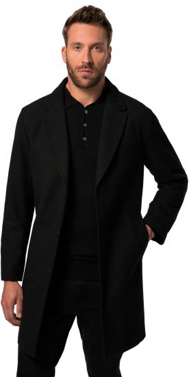 JP1880 Coat Classic Wool Blend Black - Jakker - Jakker i store størrelser, 2XL- 12XL