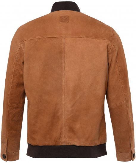 JP1880 Jacket Leather Lamb Nappa Brown - Jakker - Jakker i store størrelser, 2XL- 12XL