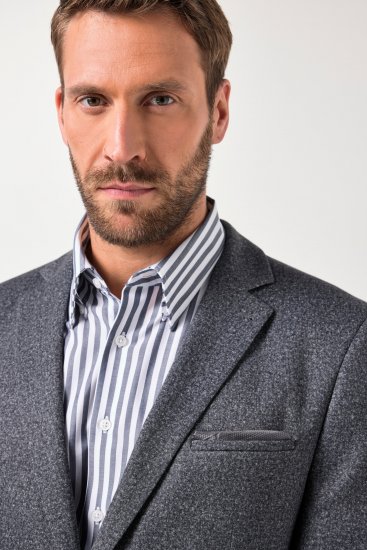 JP1880 Jacket Business Donegal Graphite Grey - Jakker - Jakker i store størrelser, 2XL- 12XL