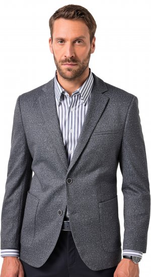JP1880 Jacket Business Donegal Graphite Grey - Jakker - Jakker i store størrelser, 2XL- 12XL