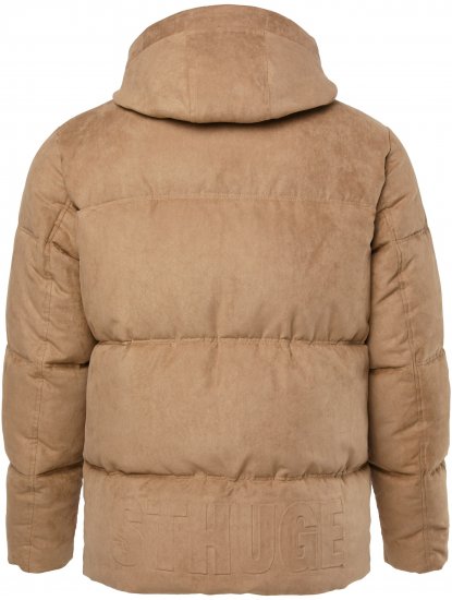 STHUGE Jacket Puffer With Warm Quilting Beige - Jakker - Jakker i store størrelser, 2XL- 12XL