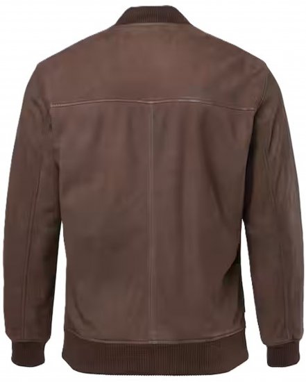 JP1880 Jacket Buffed Nubuck Lamb Leather Brown - Jakker - Jakker i store størrelser, 2XL- 12XL