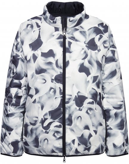Ulla Popken HYPRAR Reversible Printed Jacket Black - Jakker - 
