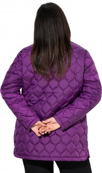 Ulla Popken HYPRAR Water-Repellent Quilted Jacket Plum - Jakker - 