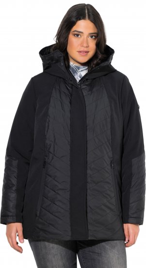 Ulla Popken HYPRAR Functional Softshell Jacket Black - Jakker - 