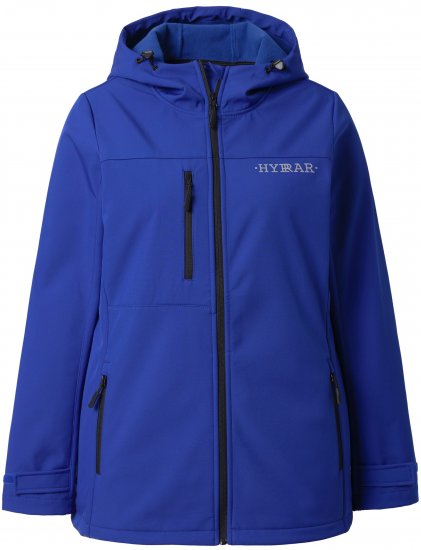 Ulla Popken HYPRAR Softshell Fleece Lined Jacket Capri Blue - Jakker - 