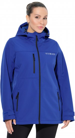 Ulla Popken HYPRAR Softshell Fleece Lined Jacket Capri Blue - Jakker - 