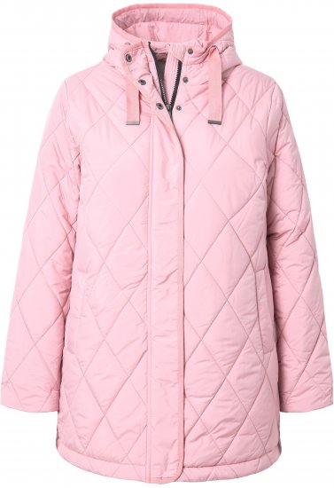 Ulla Popken HYPRAR Quilted Water-Repellent Jacket Soft Dusty Rose - Jakker - 