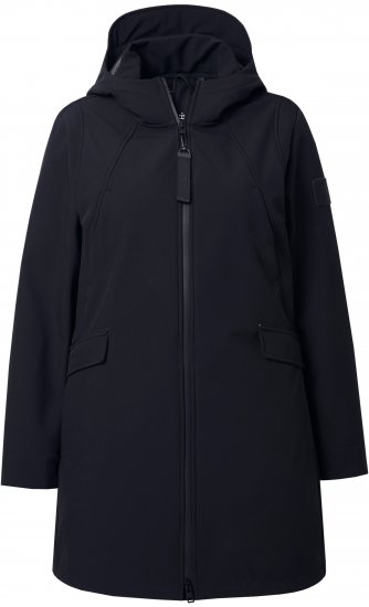 Ulla Popken HYPRAR Water Repellent Softshell Jacket Black - Jakker - 