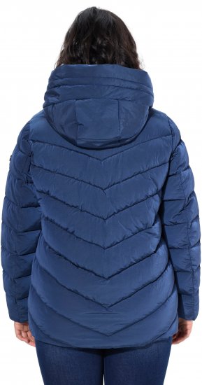 Ulla Popken HYPRAR Quilted Puffer Jacket Navy - Jakker - 