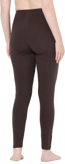 Ulla Popken Basic Stretch Knit Ankle Length Leggings Pine Brown - Jeans & Bukser i Store Størrelser – Plus Size - 