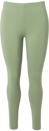 Ulla Popken Basic Stretch Knit Ankle Length Leggings Olive - Jeans & Bukser i Store Størrelser – Plus Size - 