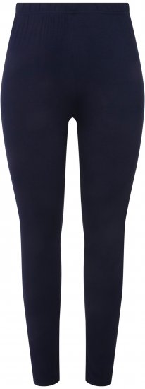 Ulla Popken Viscose Spandex Leggings Night Blue - Jeans & Bukser i Store Størrelser – Plus Size - 