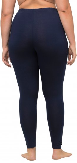 Ulla Popken Viscose Spandex Leggings Night Blue - Jeans & Bukser i Store Størrelser – Plus Size - 