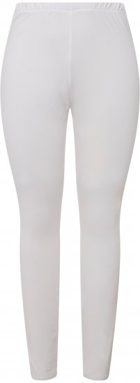 Ulla Popken Quick Dry Moisture Wicking Stretch Ski Leggings Snow White - Jeans & Bukser i Store Størrelser – Plus Size - 