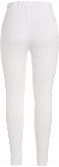 Ulla Popken Quick Dry Moisture Wicking Stretch Ski Leggings Snow White - Jeans & Bukser i Store Størrelser – Plus Size - 