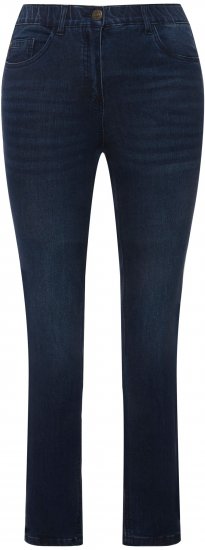Ulla Popken Stretch Sarah Fit Skinny Jeans Blue Denim - Jeans & Bukser i Store Størrelser – Plus Size - 