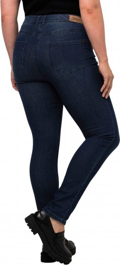 Ulla Popken Stretch Sarah Fit Skinny Jeans Blue Denim - Jeans & Bukser i Store Størrelser – Plus Size - 