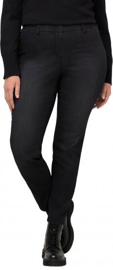 Ulla Popken Stretch Fit Sienna Jeans Black - Jeans & Bukser i Store Størrelser – Plus Size - 